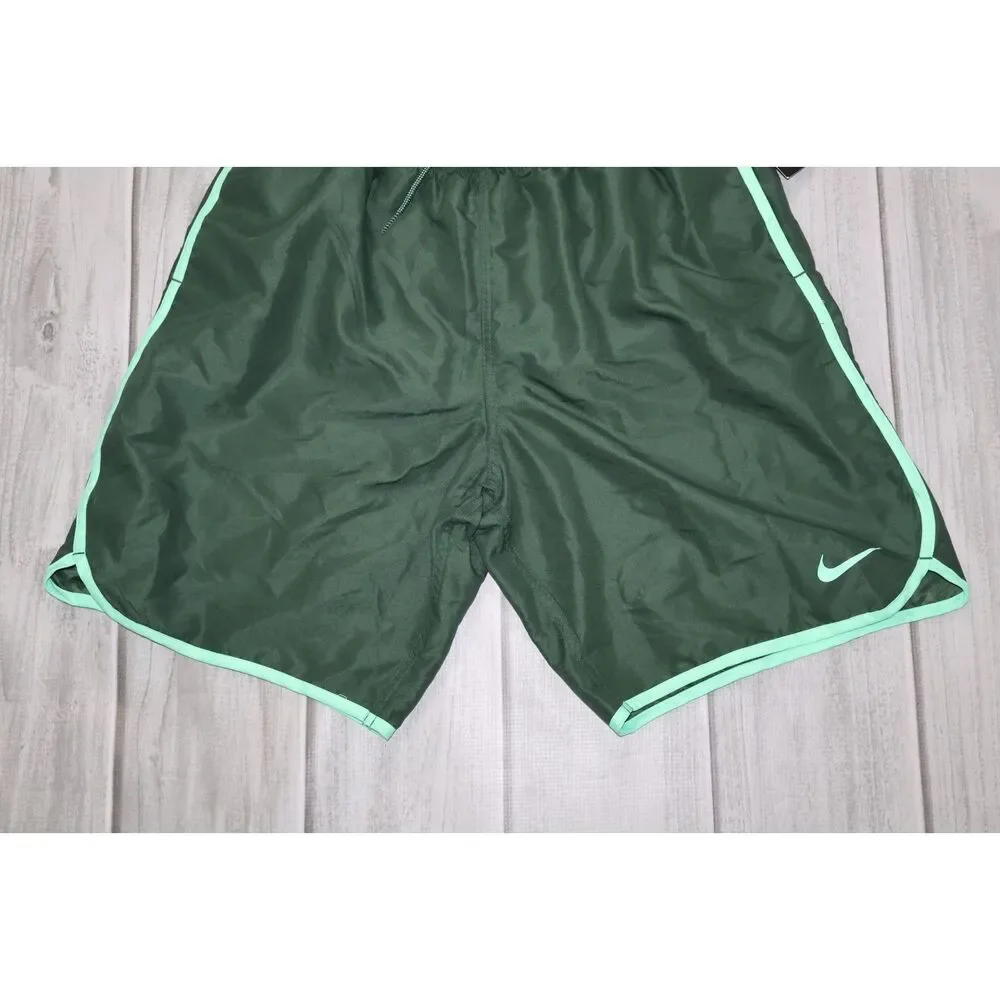 NEW Nike Men's Swim Diverge Liner Volley Shorts 9 in Green, Large Camp Hike